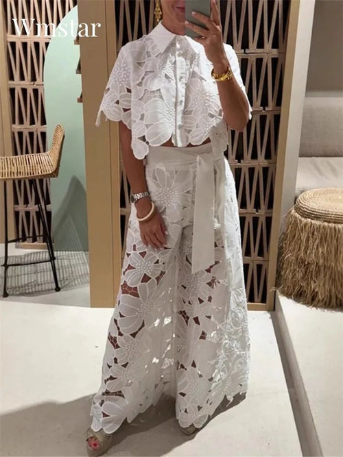 Set da due pezzi per donna in stile casual