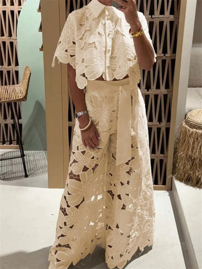 Set da due pezzi per donna in stile casual