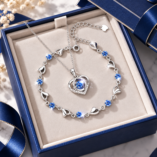 Set Éclat – Collana & Bracciale in Argento 925